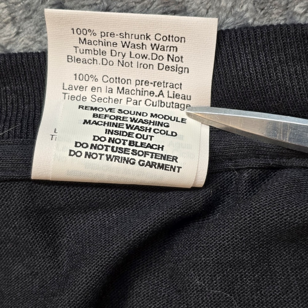 Vintage Budweiser Talking T-Shirt Men Large USA Made NWT Single Stitch 1997 READ - Picture 10 of 14